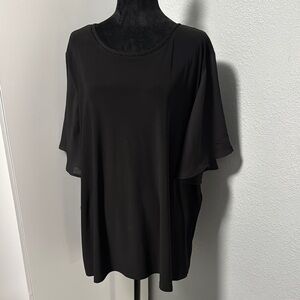 Anne Klein Elegant Black Blouse